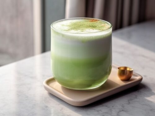 抹茶ラテを飲む夢