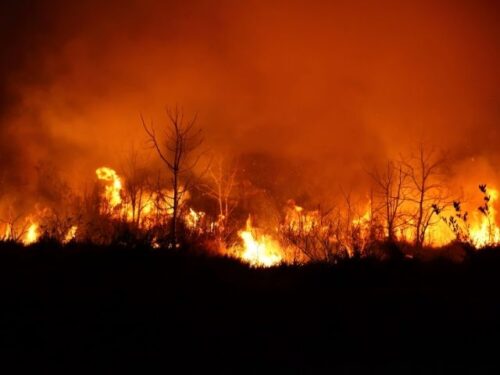 山火事が激しく燃える夢の意味