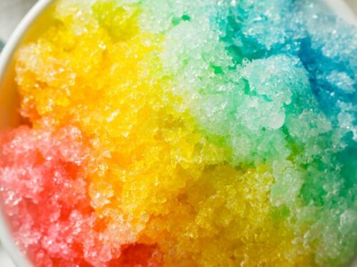 レインボーかき氷の夢